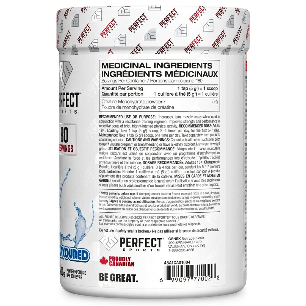 Perfect Sports Pure Creatine Monohydrate – 400g